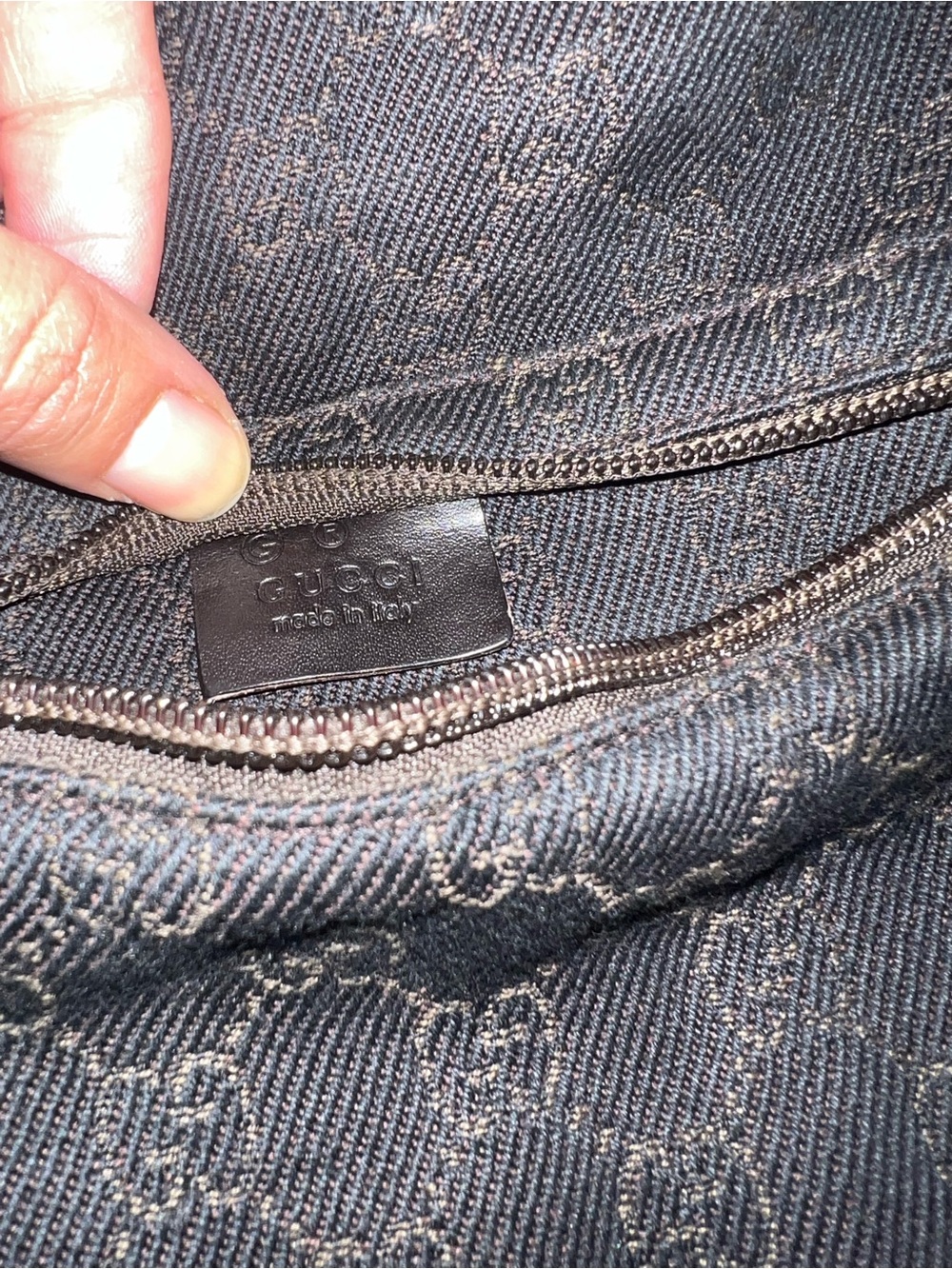 GUCCI CANVAS TOTE TRAVEL BAG - Picture 10 of 16